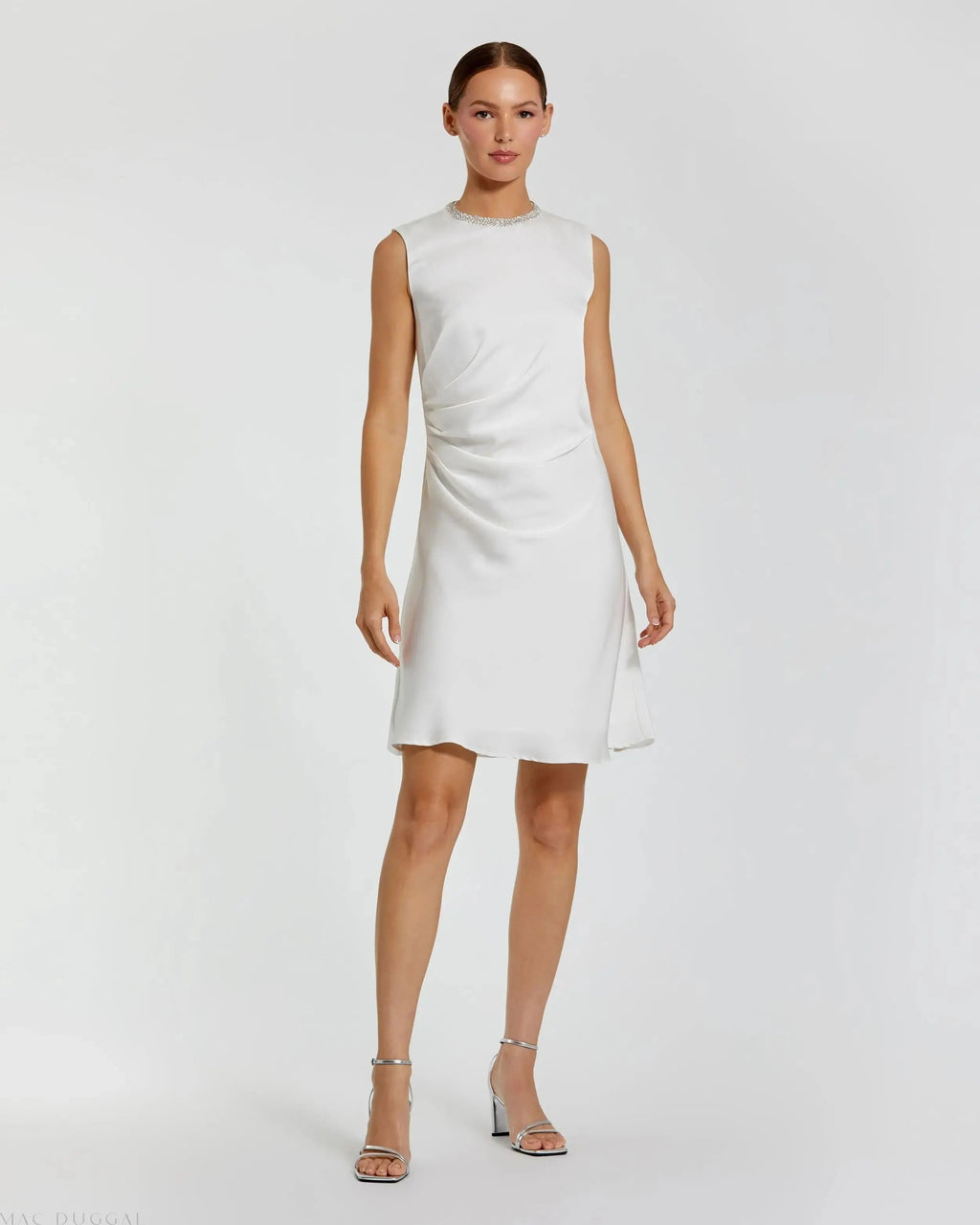 Women's Mini Dress - Draped Mini