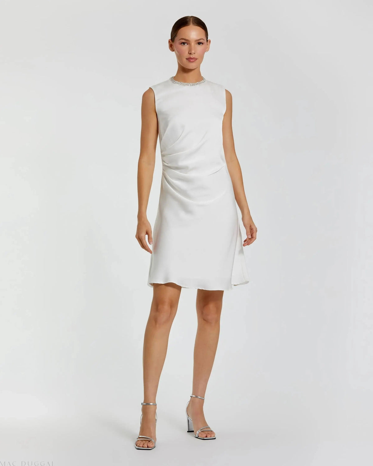 Women's Mini Dress - Draped Mini