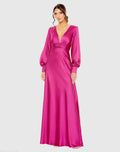 Women's Dress - Neck Gown - V Neck Gown