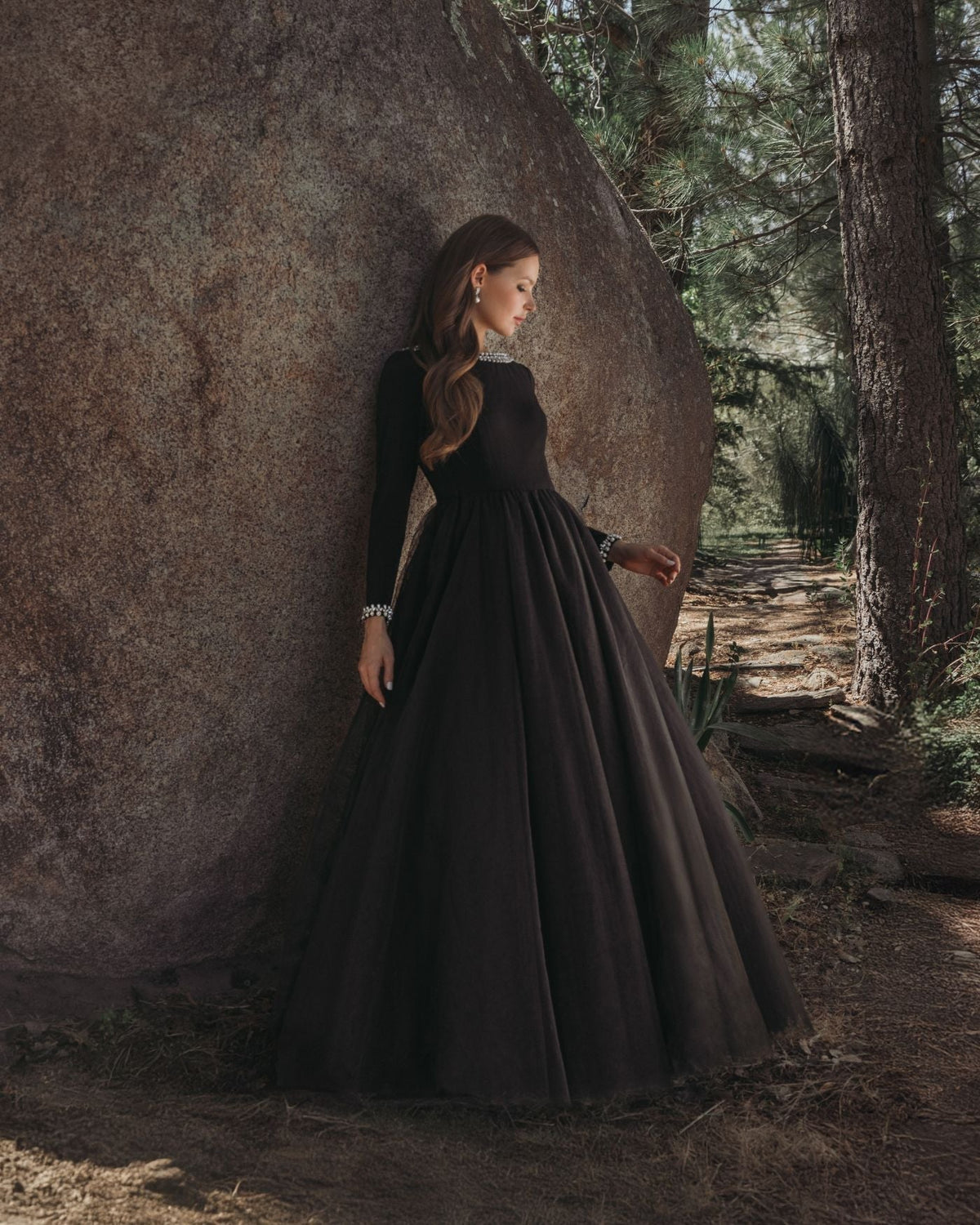 Women's Black Dress - 56186