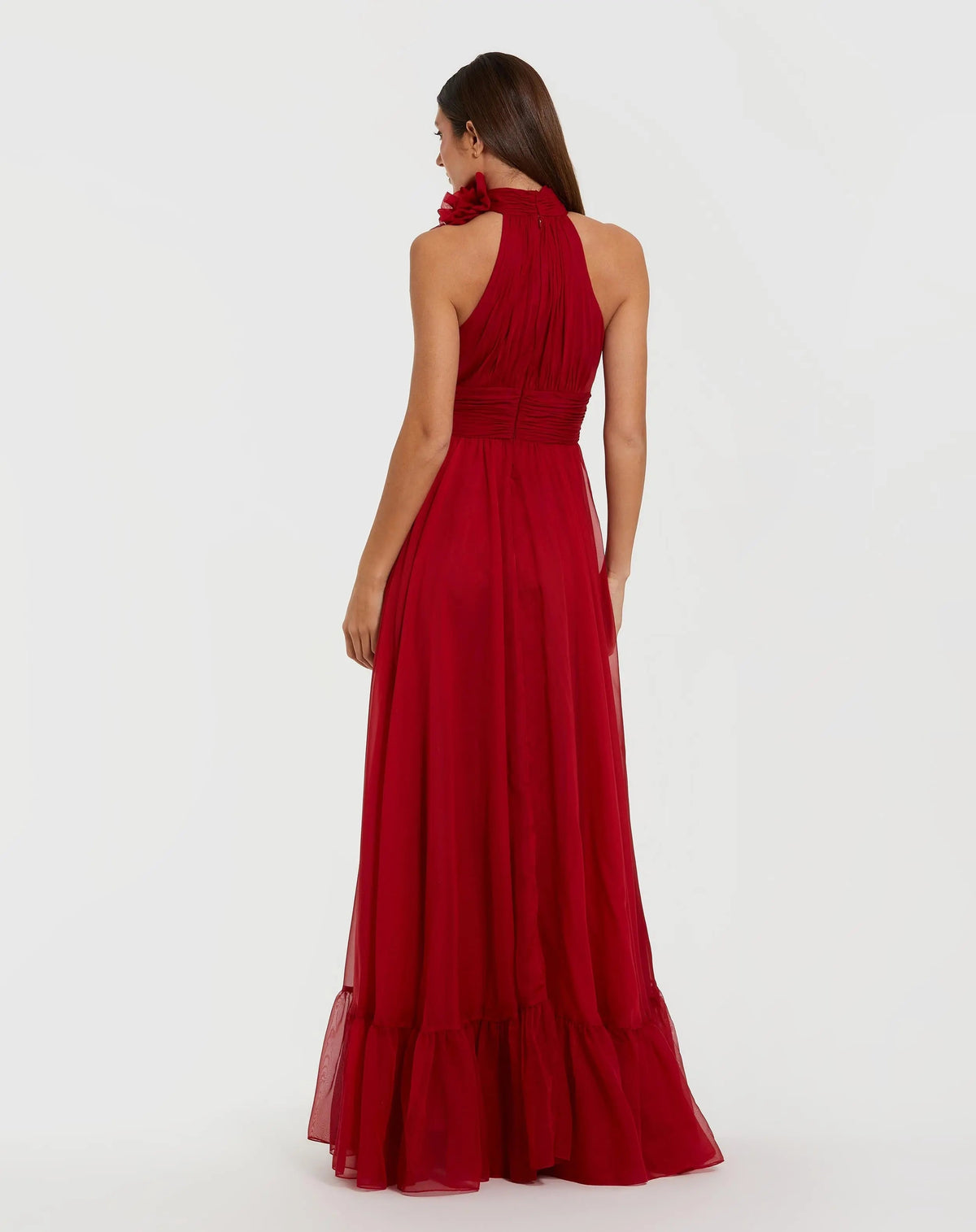 Women's Red Evening Dress Sleeveless for Evening & Special Occasions