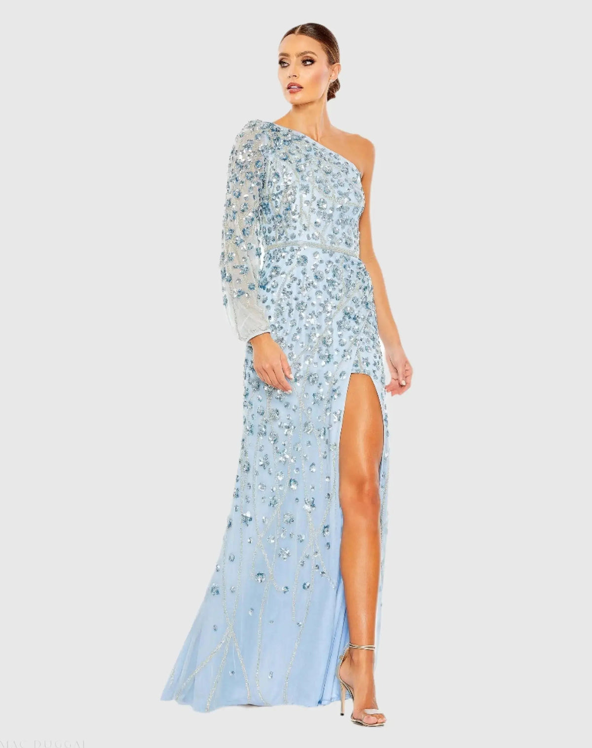 Women's Dress - Sequin One-Shoulder