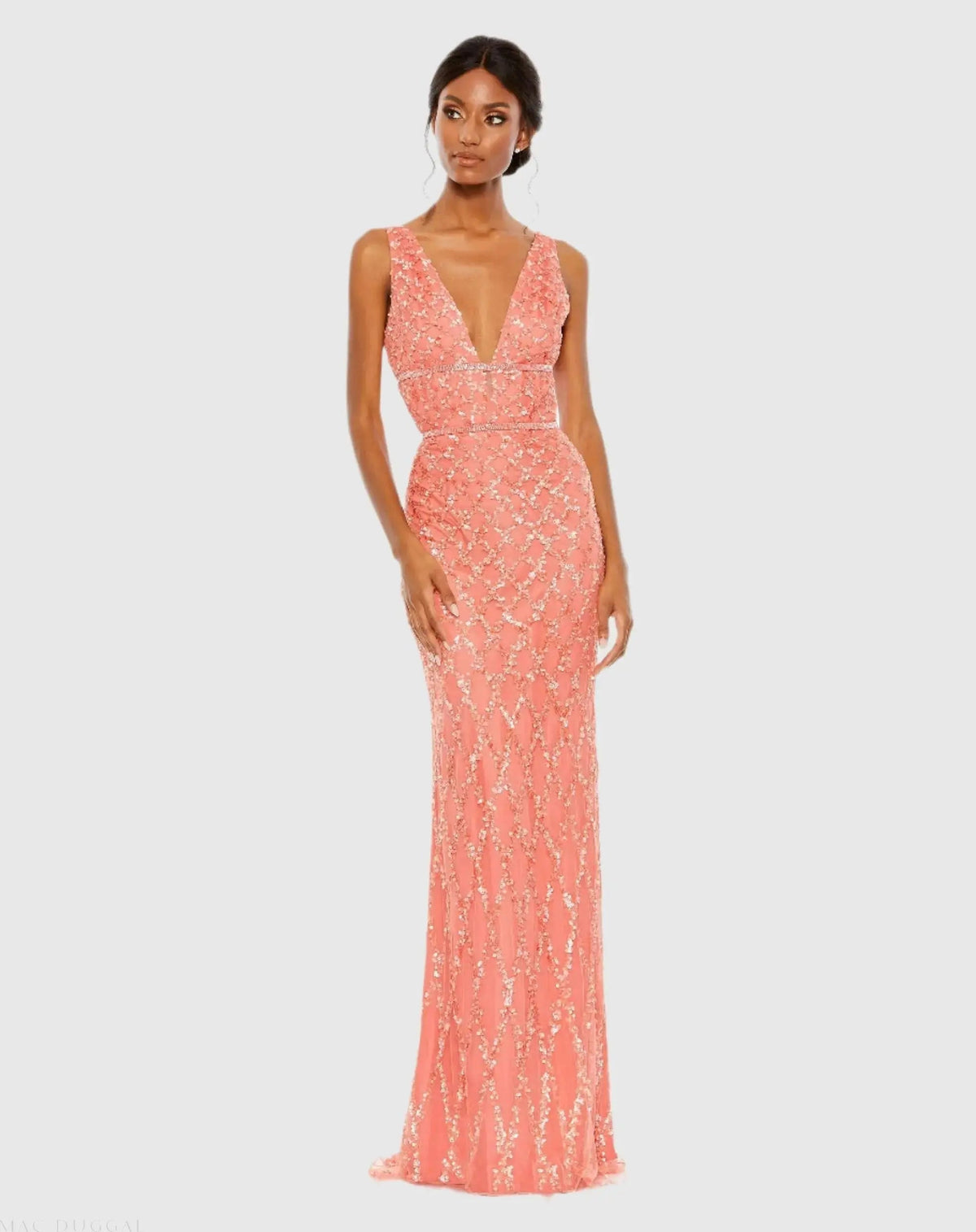 Women's Pink Dress Sequin Sleeveless