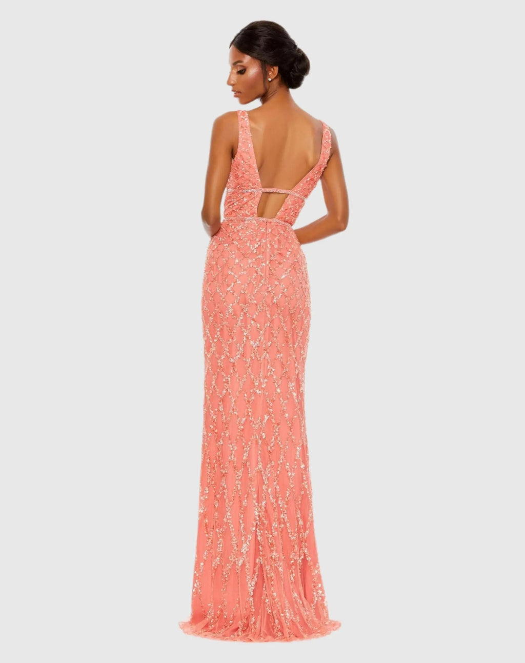 Women's Pink Dress Sequin Sleeveless