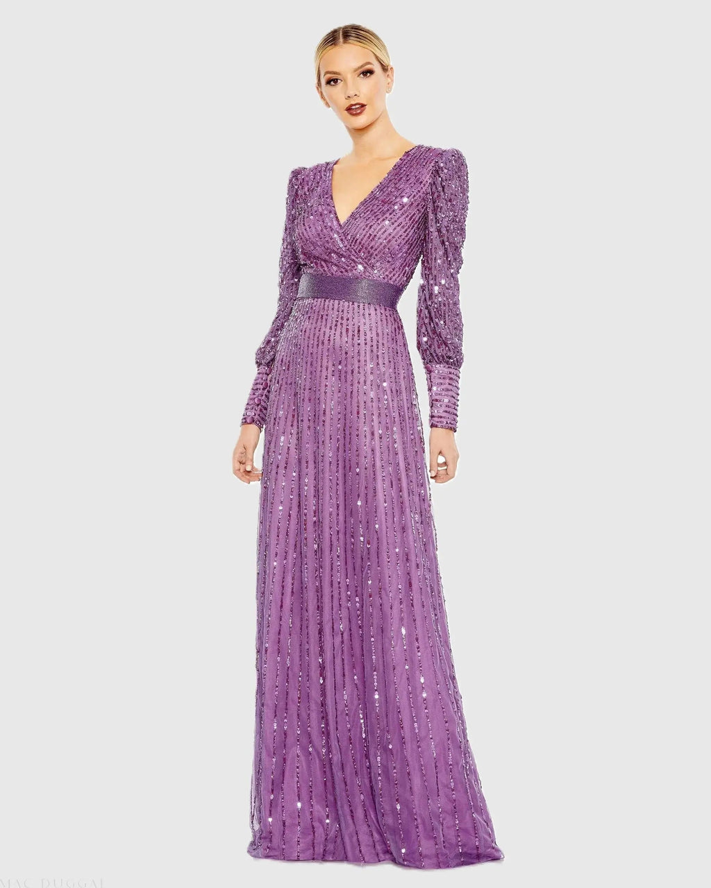 Women's Purple Dress Sequin - Purple