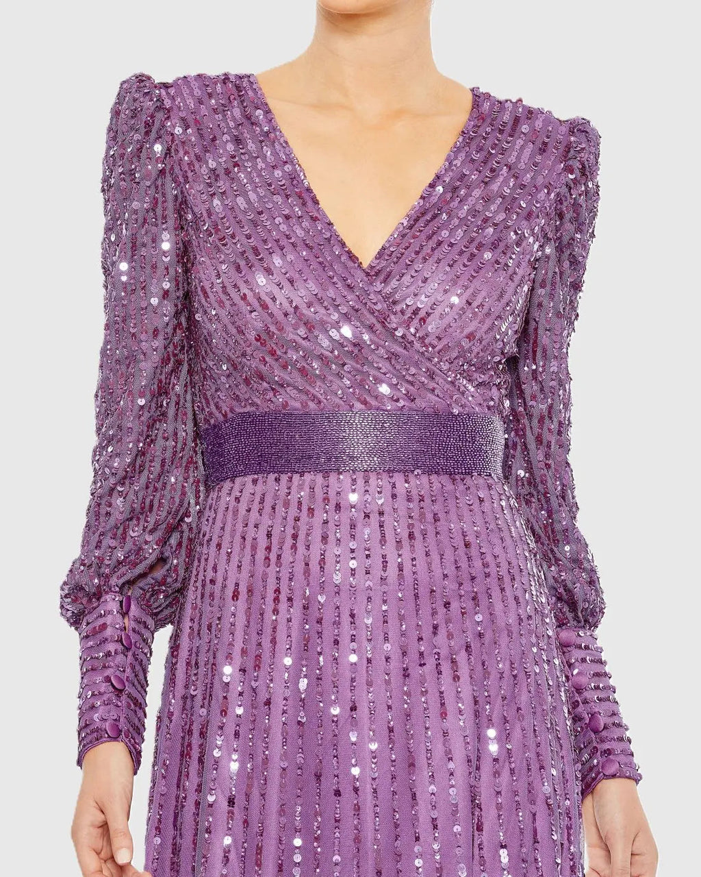 Women's Purple Dress Sequin - Purple