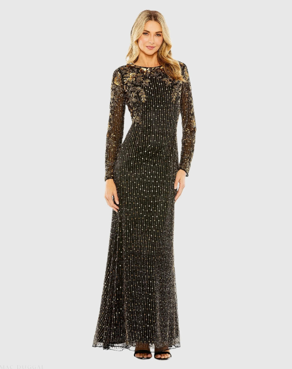 Women's Black Dress - 5956