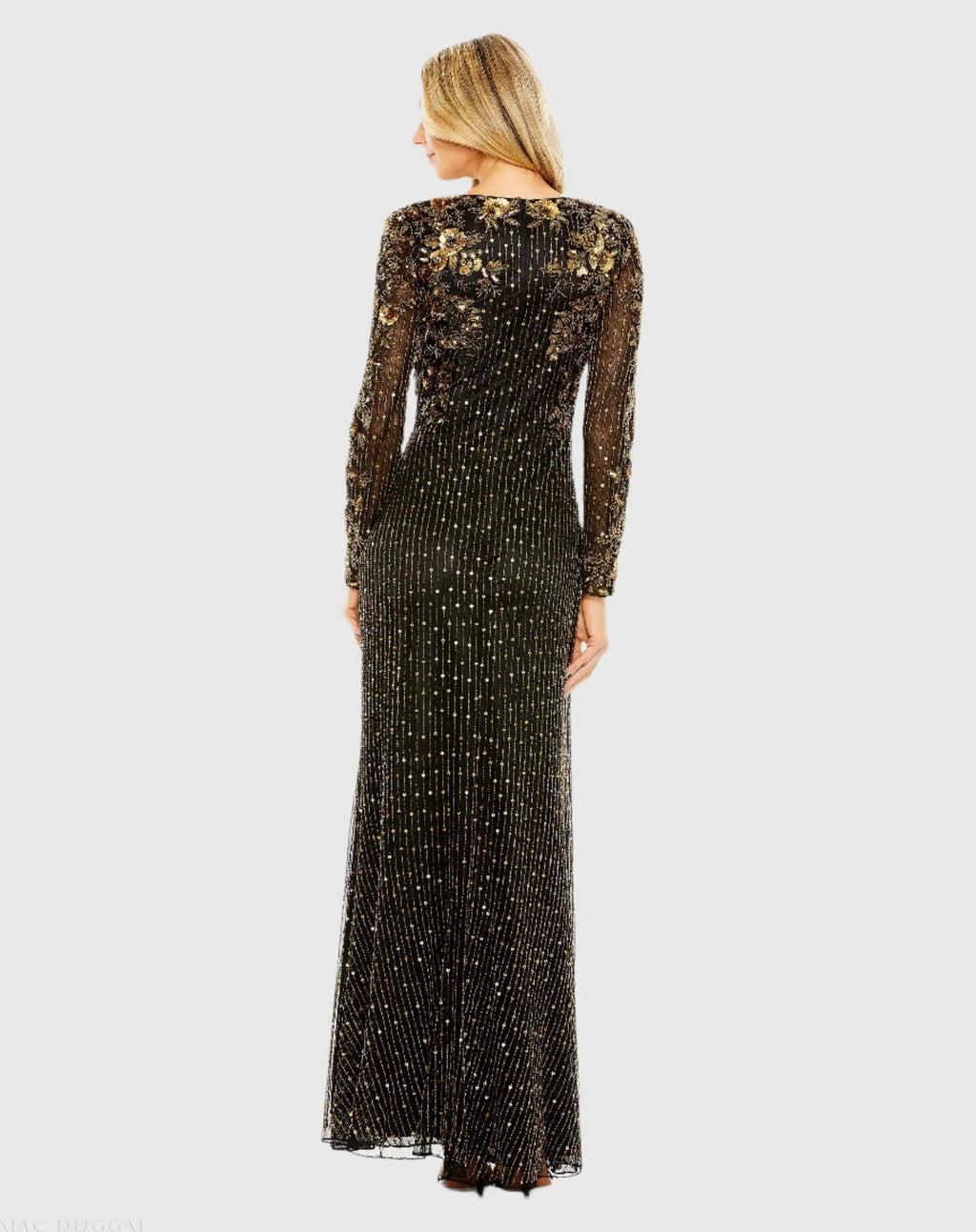 Women's Black Dress - 5956