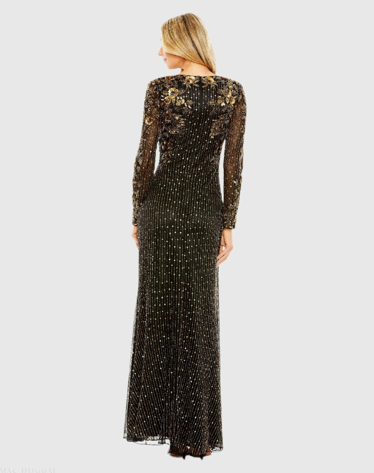 Women's Black Dress - 5956