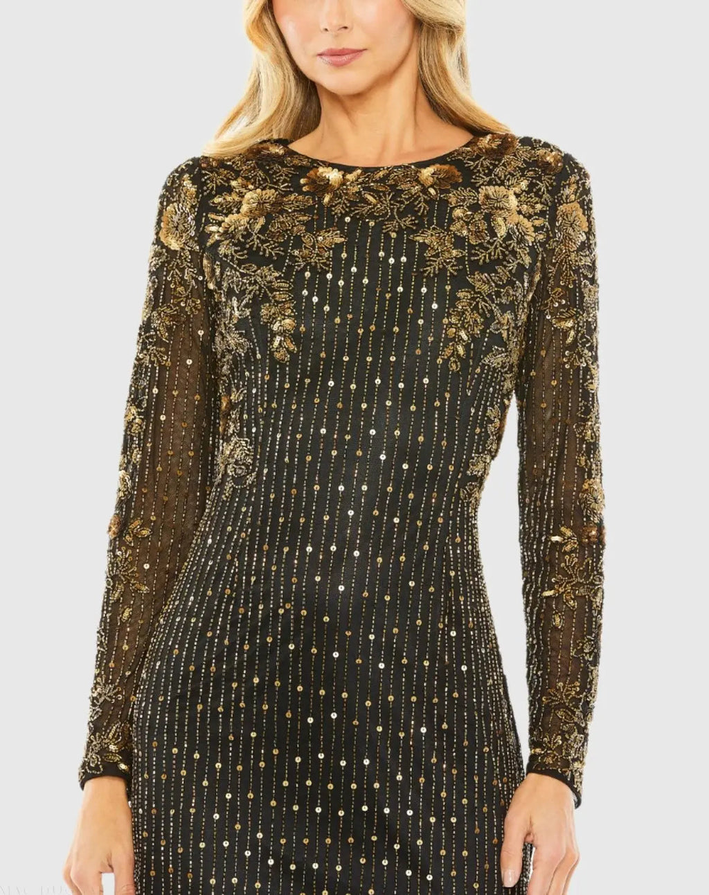 Women's Black Dress - 5956