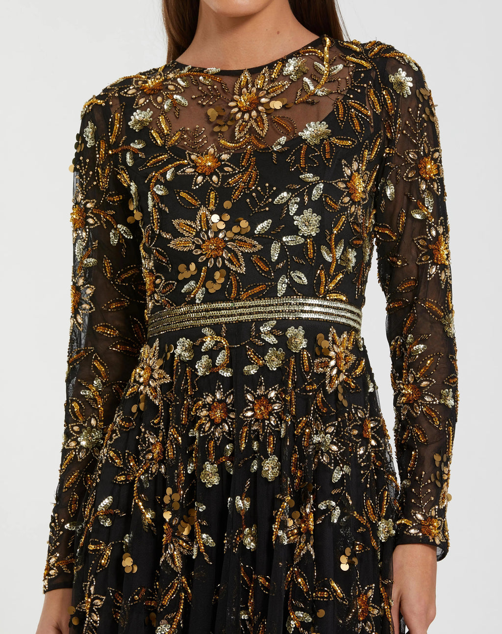 Women's Black Dress - 6200