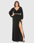 Women's Dress - Gown Plus - Surplice Gown Plus