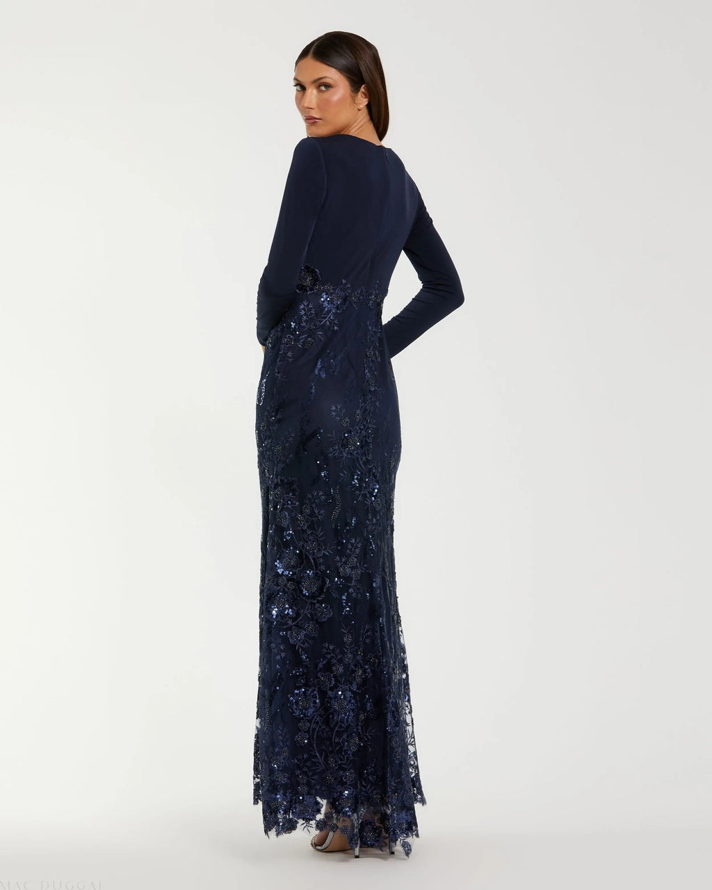 Women's Navy Dress - Navy Floral