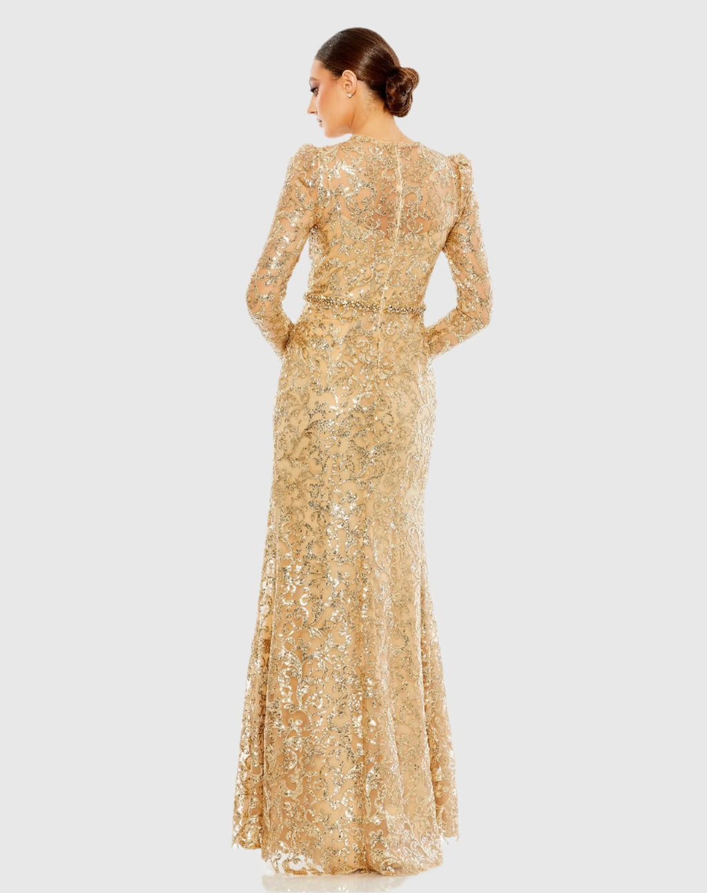 Women's Gold Dress - Gold Sequin