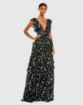 Women's Black Dress Floral - Black Multi