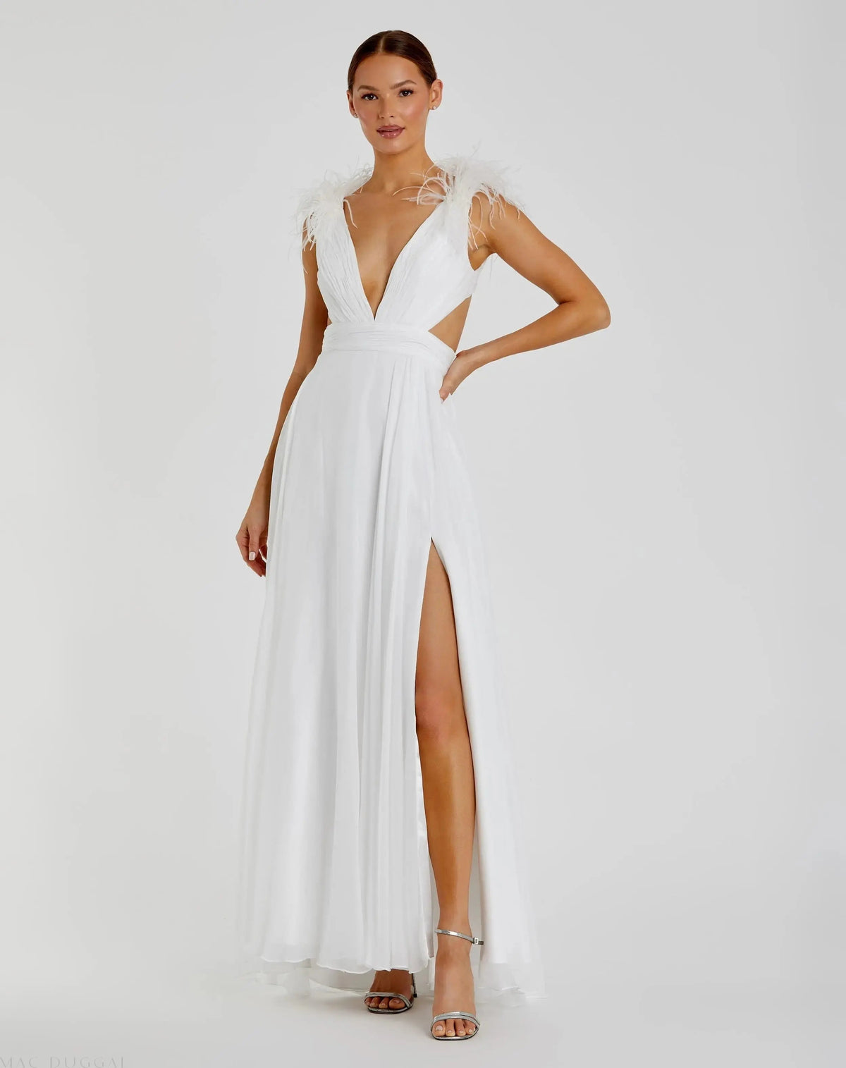 Women's Dress - Lace Cutout