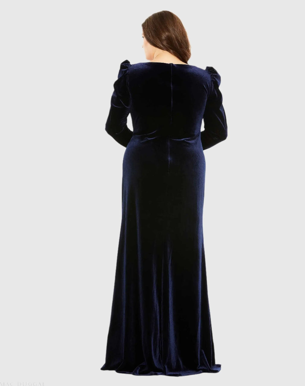 Women's Navy Dress Velvet - Navy