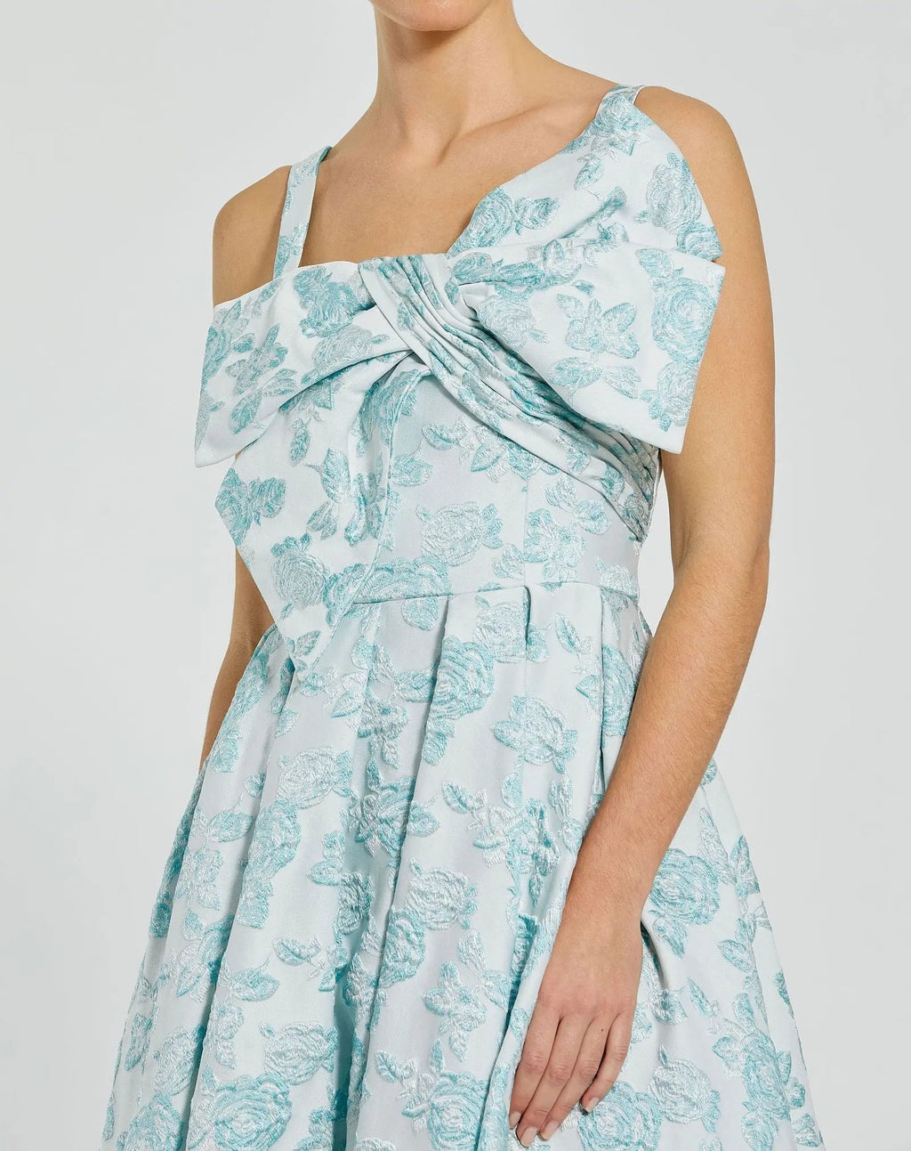 Women's Blue Dress Floral Sleeveless - Blue