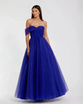 Women's Dress - Strapless Pleated