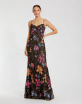 Women's Black Dress Floral - Black Lace Sequin
