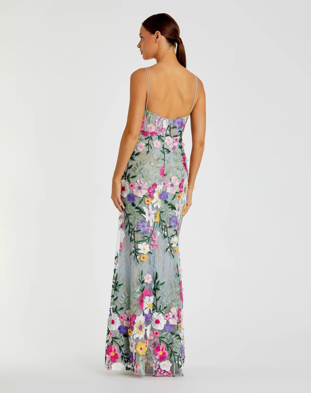 Women's Green Dress Floral Sleeveless - 68897