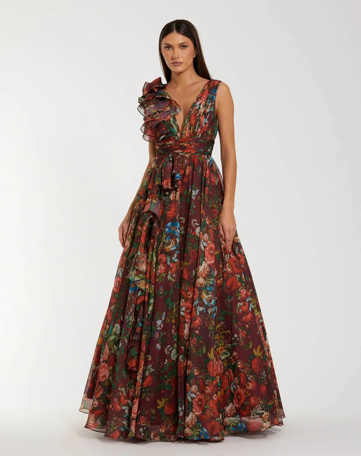 Women's Dress Floral Sleeveless - Ball Gown