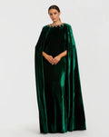 Women's Green Dress Velvet - Black