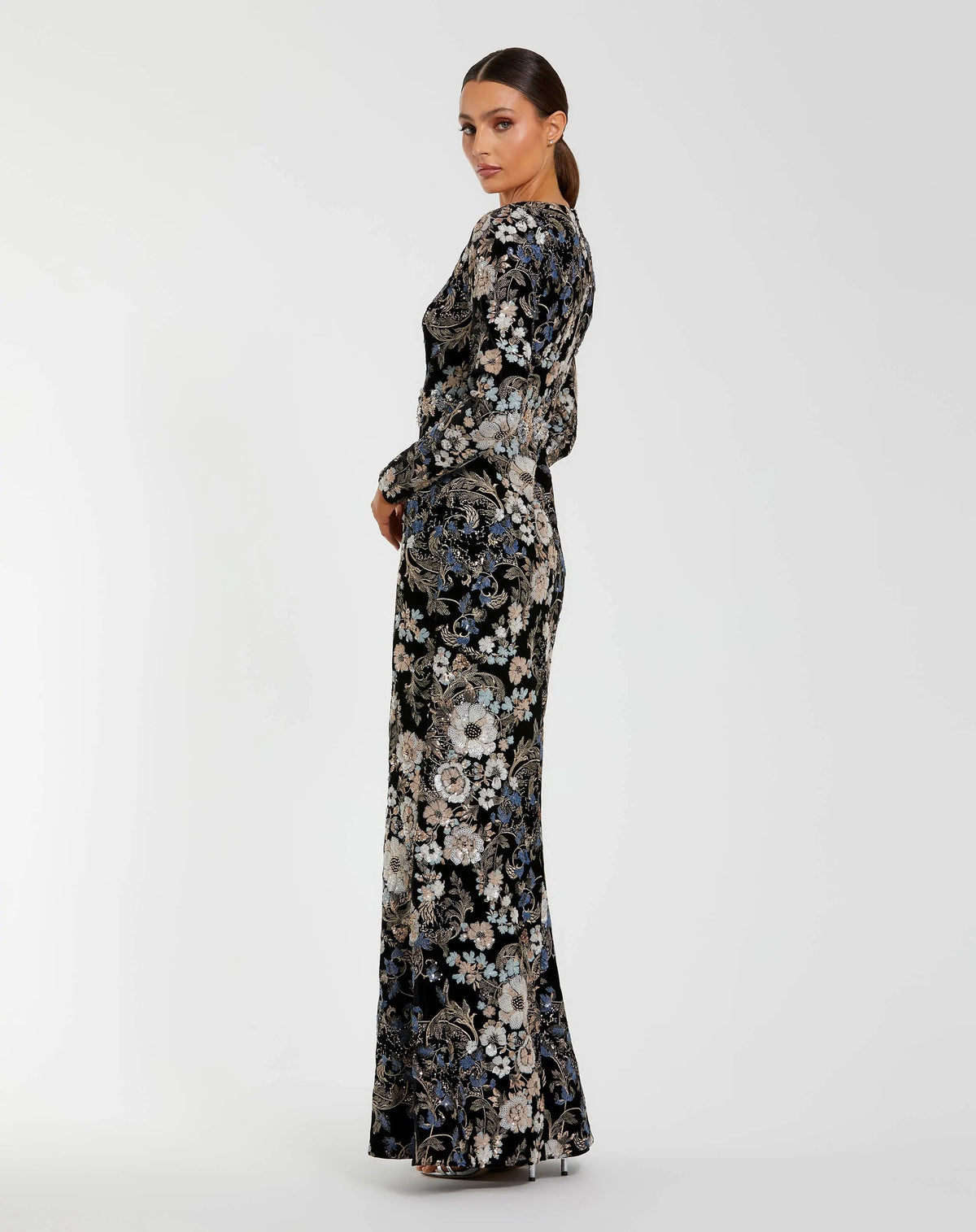 Women's Black Evening Dress Velvet for Evening & Special Occasions