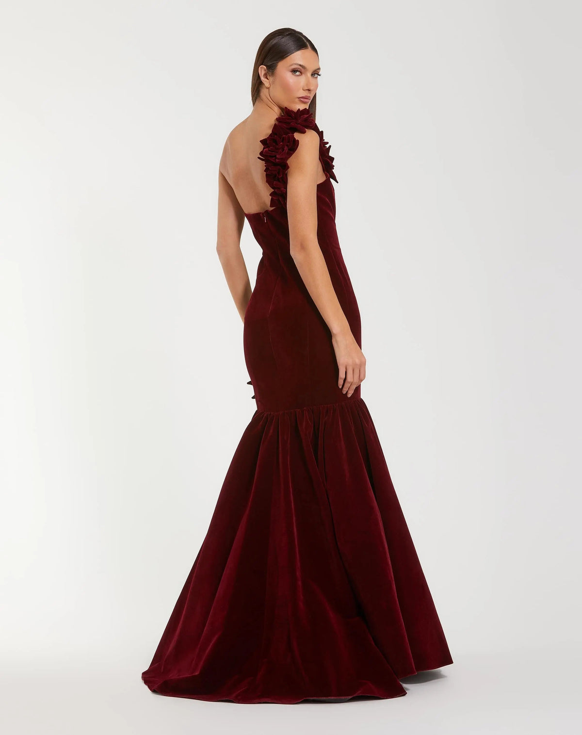 Women's Dress One Shoulder Velvet