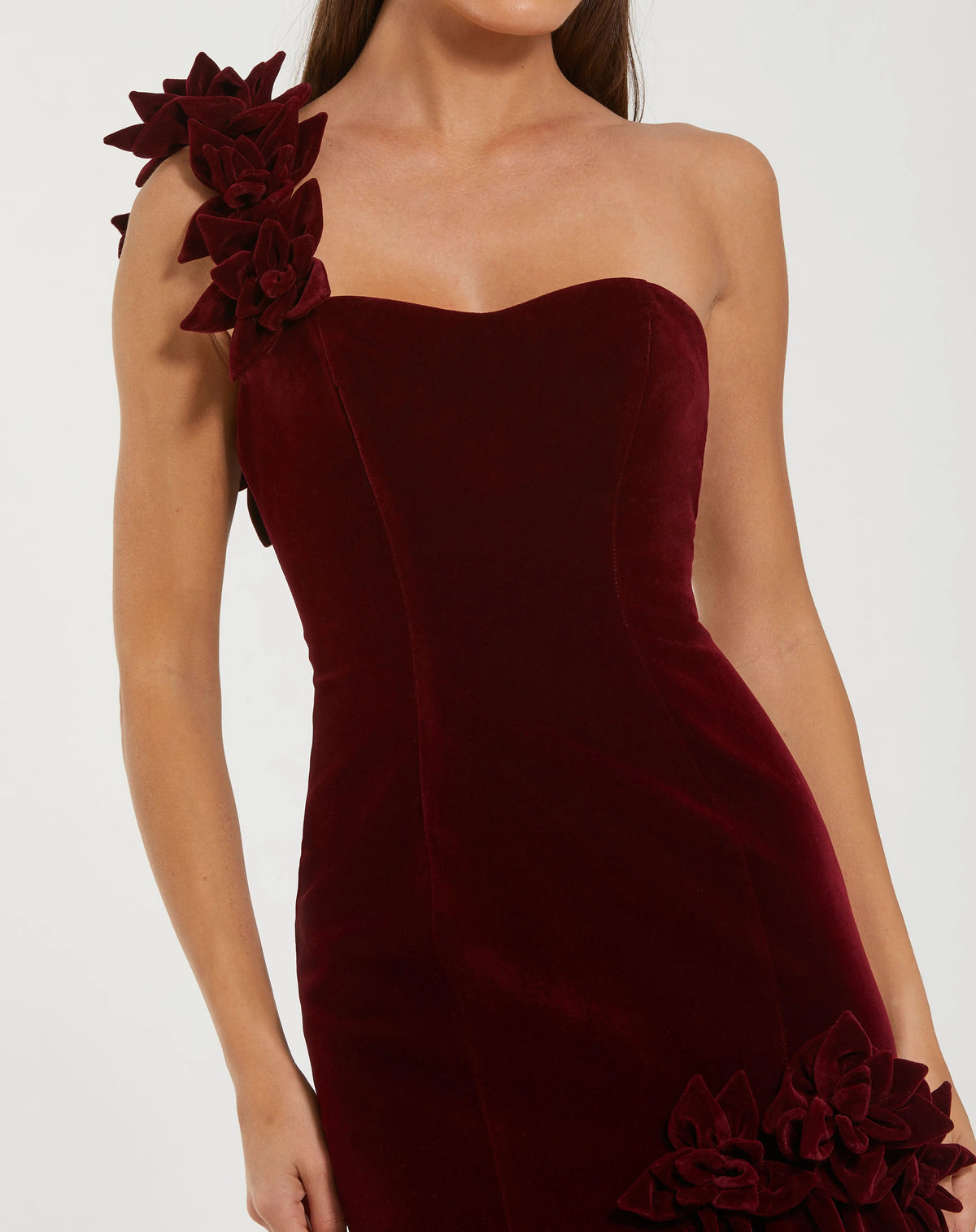 Women's Dress One Shoulder Velvet