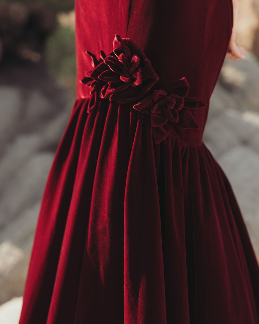 Women's Dress One Shoulder Velvet