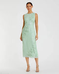 Women's Midi Dress Floral Sleeveless - Sequin