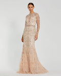 Women's Pink Dress - Red Lace Sequin