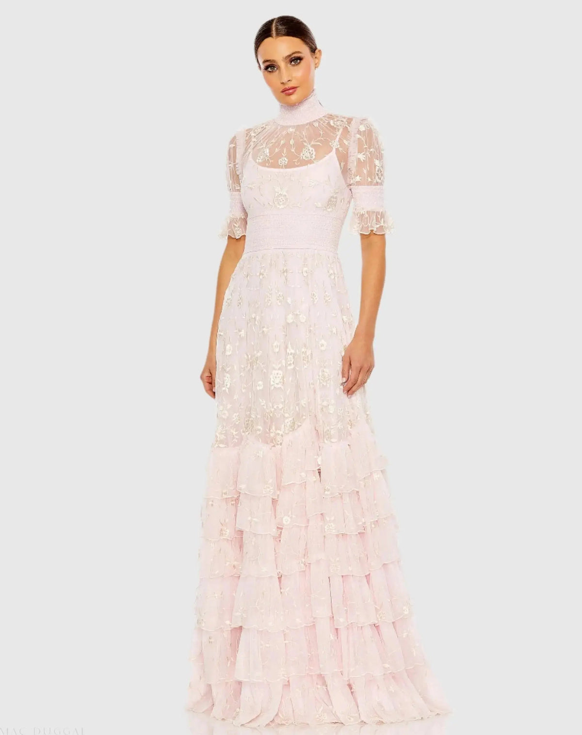 Women's Dress Floral - Lace Ruffle