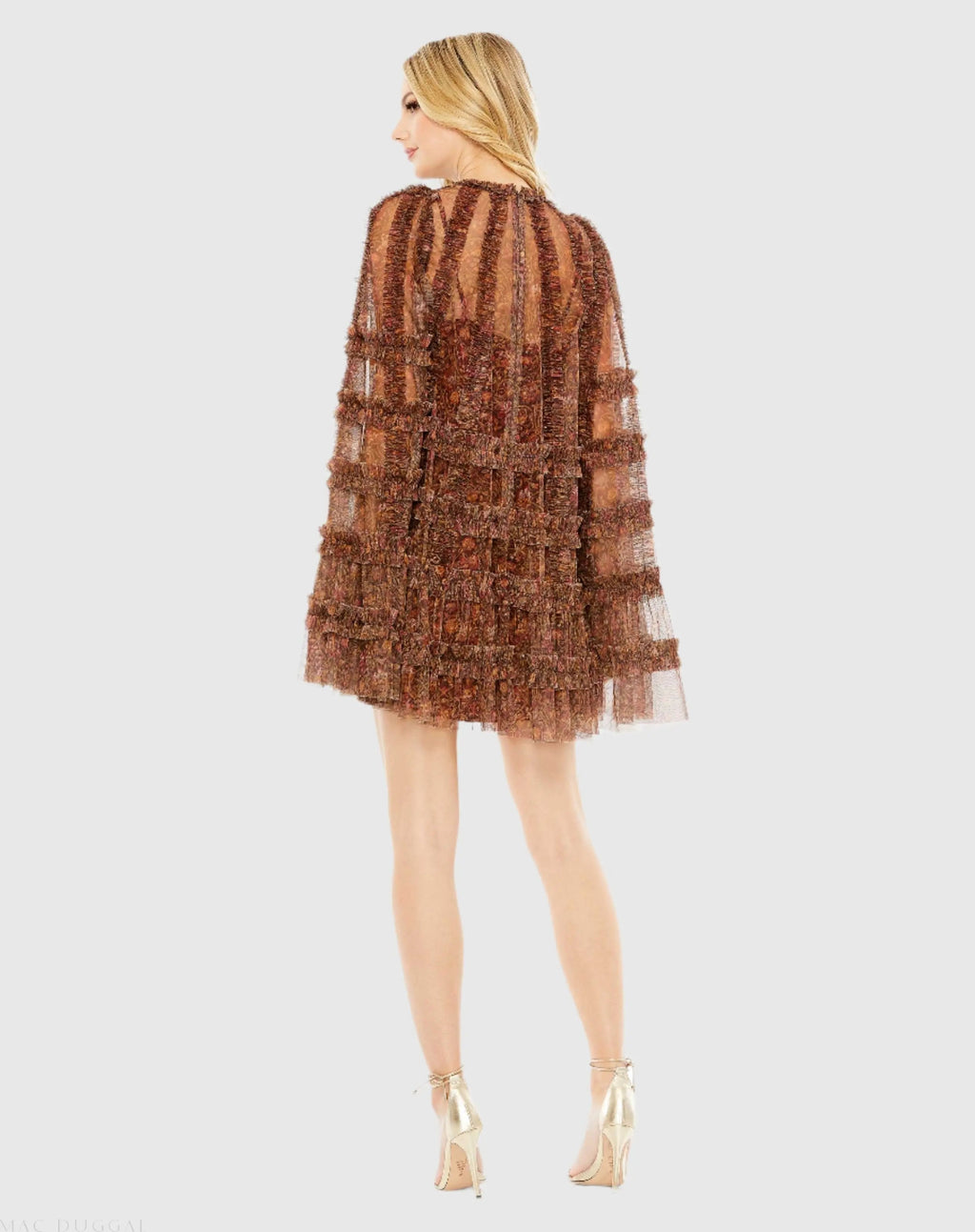 Women's Brown Dress Floral