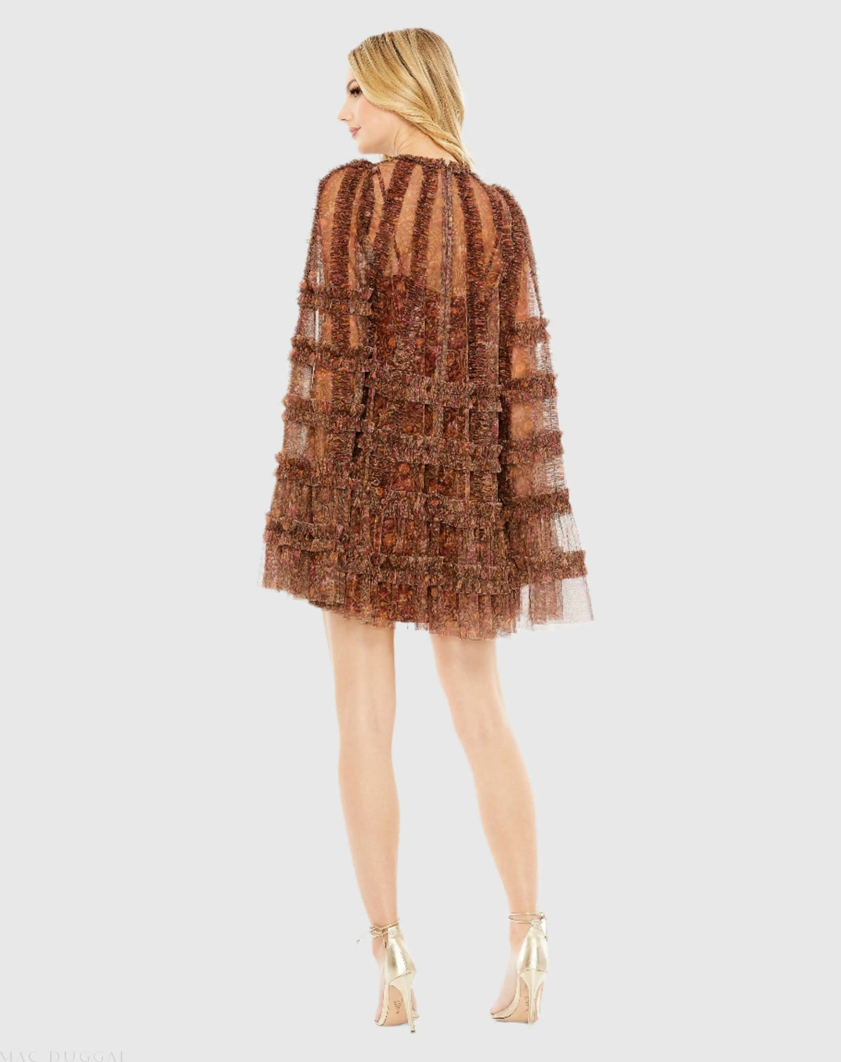 Women's Brown Dress Floral