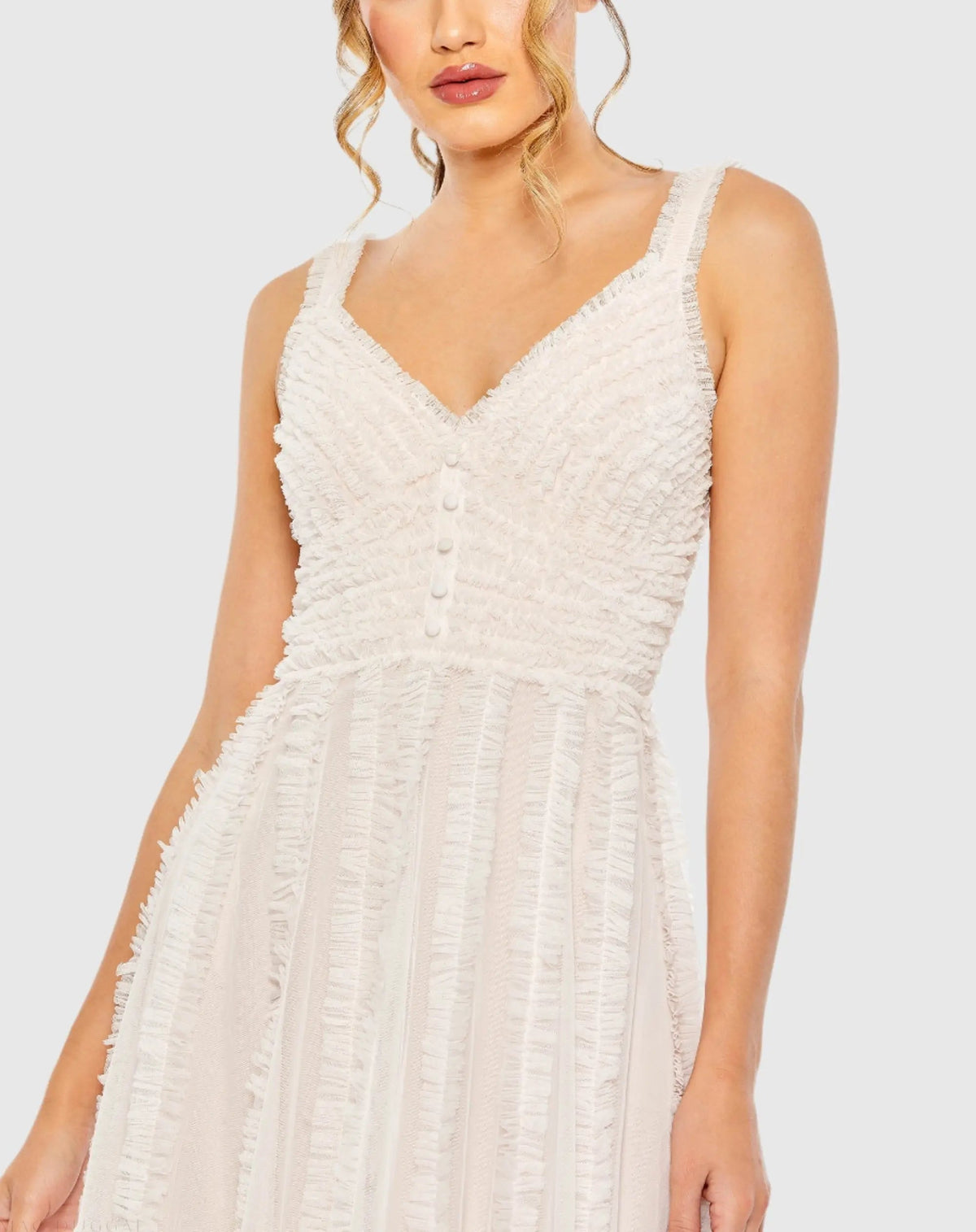 Women's Pink Dress Sleeveless - 8056 Oyster