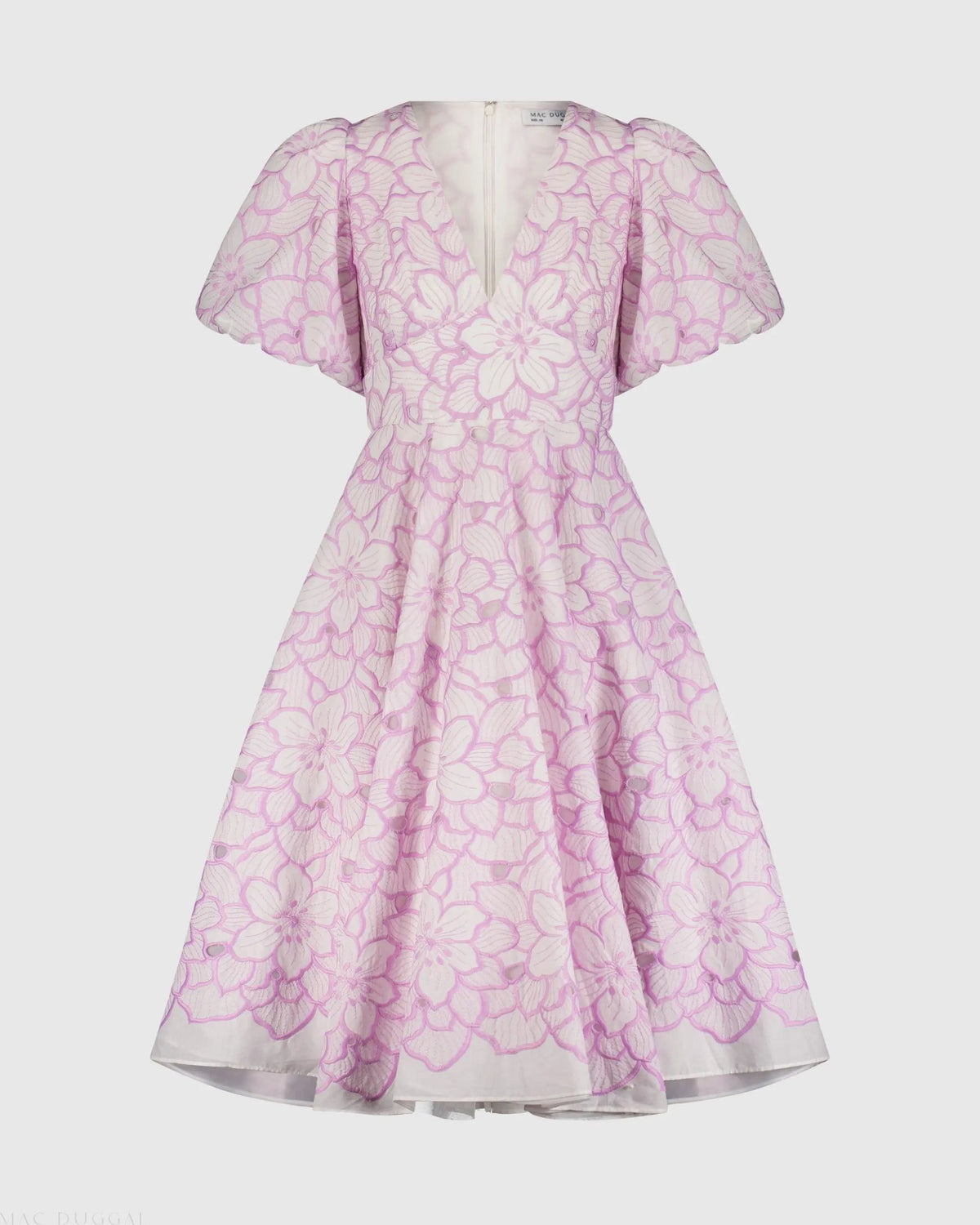 Women's Midi Dress Floral - White