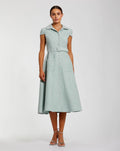 Women's Blue Midi Dress - 81199