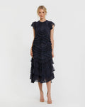 Women's Navy Midi Dress