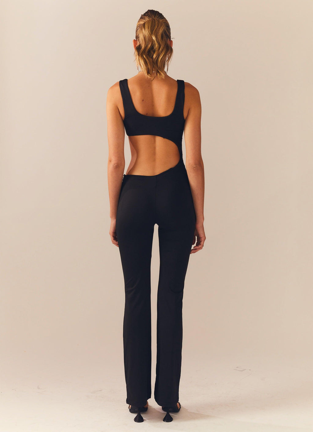 Meet At Main Stage Jumpsuit - Black