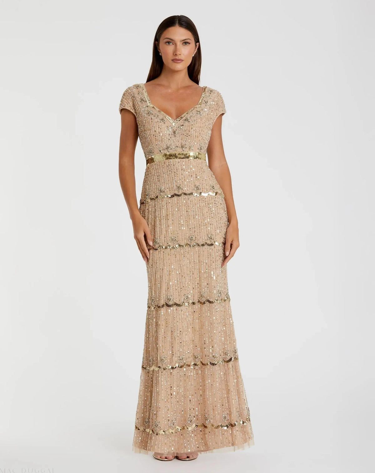 Women's Gold Dress Sequin - Black