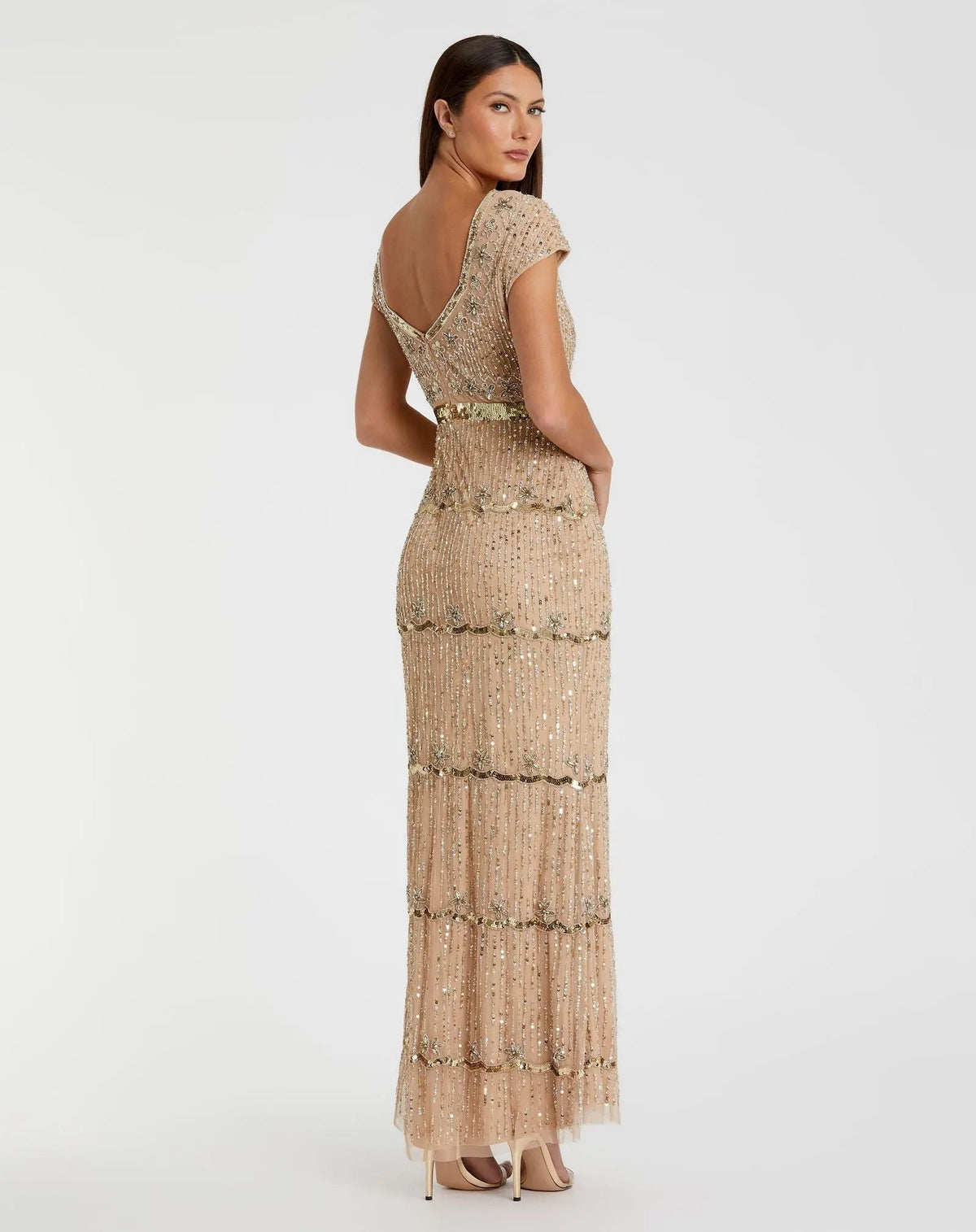 Women's Gold Dress Sequin - Black