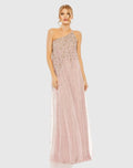 Women's Pink Evening Dress One Shoulder for Evening & Special Occasions