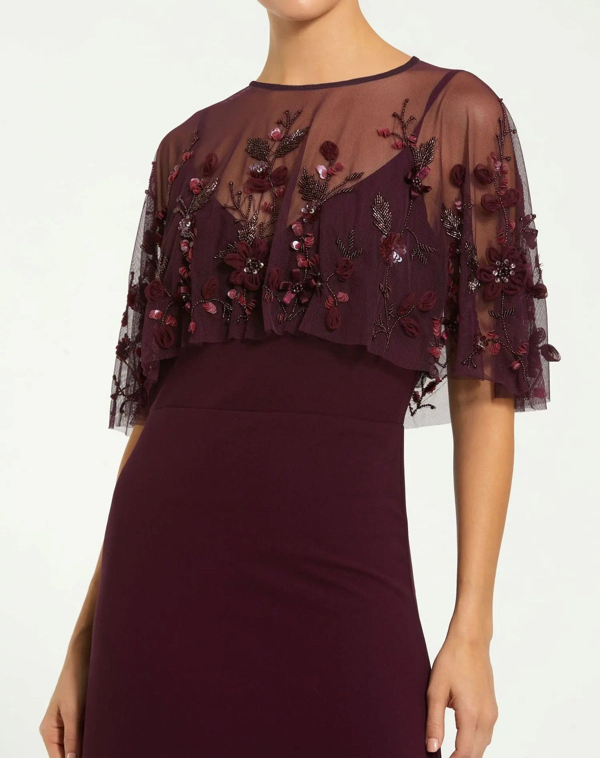 Women's Burgundy Dress Sleeveless
