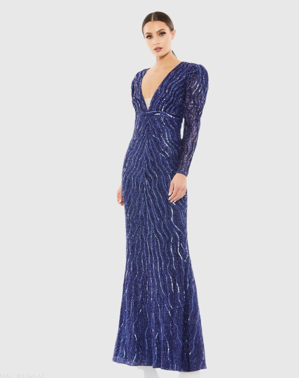 Women's Evening Dress for Evening & Special Occasions - Sequin Mesh