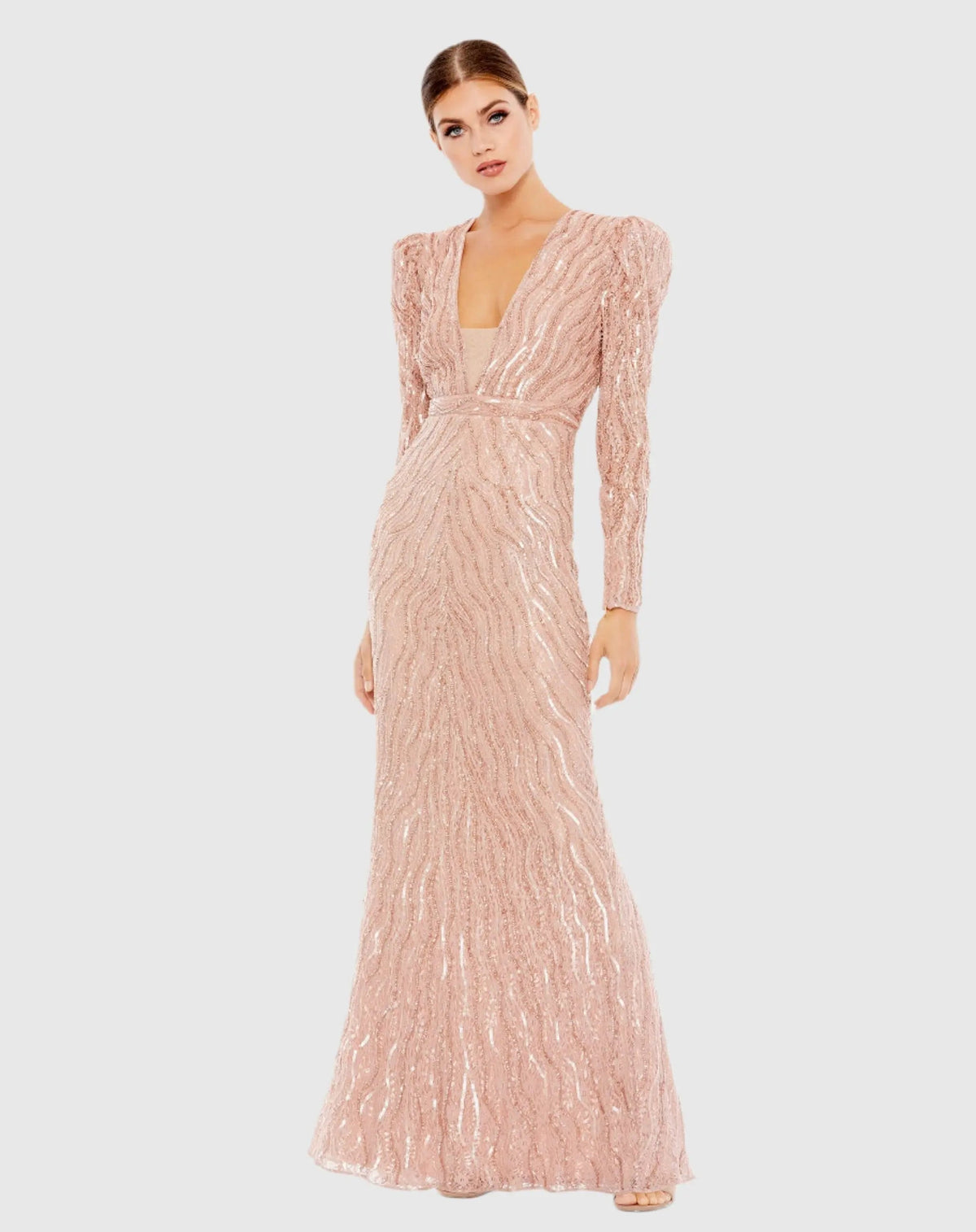 Women's Evening Dress for Evening & Special Occasions - Sequin Mesh