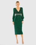 Women's Green Dress Sequin - 93593 Emerald