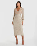 Women's Dress Sequin - Bishop Sleeve