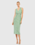 Women's Midi Dress Sequin Sleeveless